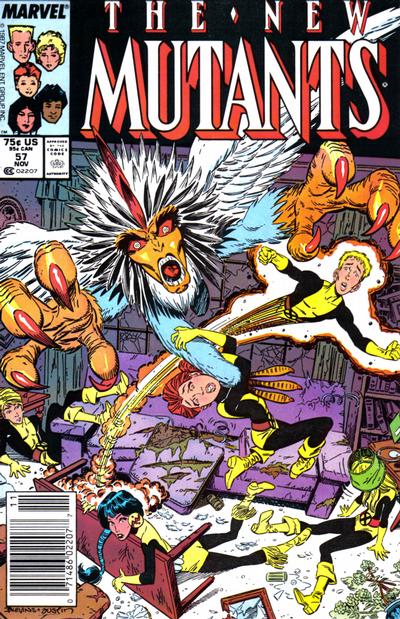 The New Mutants 1983 #57 Newsstand ed. - back issue - $1.00
