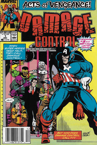 Damage Control 1989 #1 Newsstand ed. - back issue - $3.00