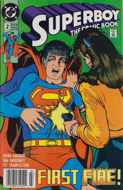 Superboy 1990 #2 Newsstand ed. - back issue - $2.00