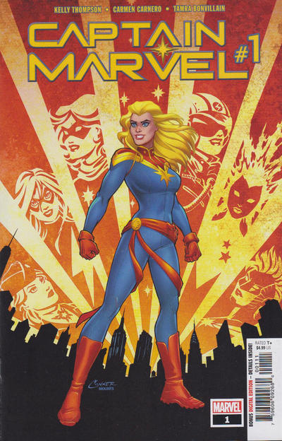 Captain Marvel 2019 #1 Amanda Conner - back issue