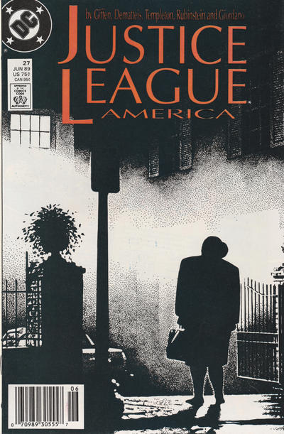 Justice League America 1989 #27 Newsstand ed. - back issue