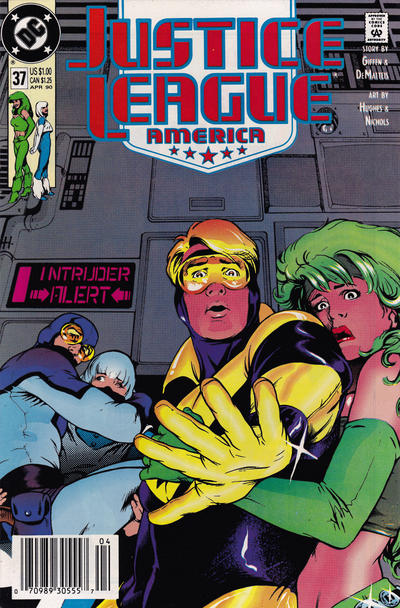 Justice League America 1989 #37 Newsstand ed. - back issue - $2.00