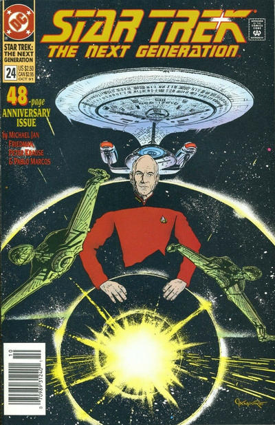 Star Trek: The Next Generation 1989 #24 Newsstand ed. - back issue - $4.00