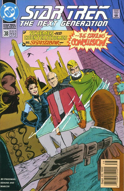 Star Trek: The Next Generation 1989 #38 Newsstand ed. - back issue - $3.00
