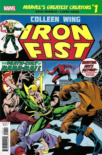 Marvel's Greatest Creators: Iron Fist - Colleen Wing 2019 #1 - back issue - $1.00