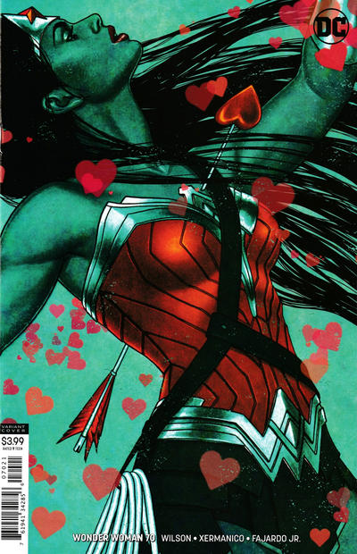 Wonder Woman 2016 #70 Jenny Frison Variant Cover - back issue