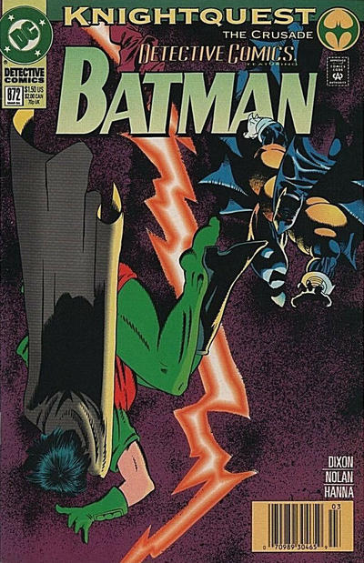 Detective Comics 1937 #672 Newsstand ed. - back issue - $3.00