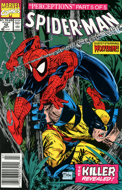 Spider-Man 1990 #12 Newsstand ed. - back issue - $5.00