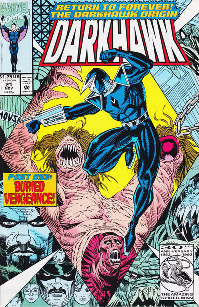 Darkhawk 1991 #21 Direct ed. - back issue