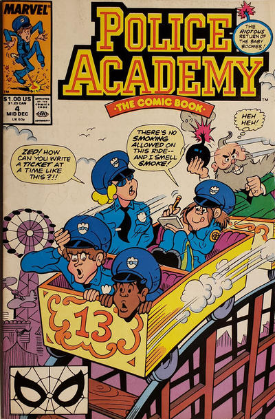 Police Academy 1989 #4 Newsstand ed. - back issue - $2.00