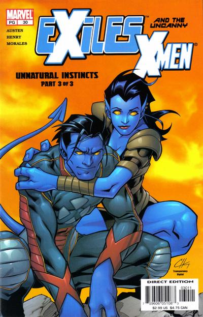 Exiles 2001 #30 Direct Edition - back issue - $2.00