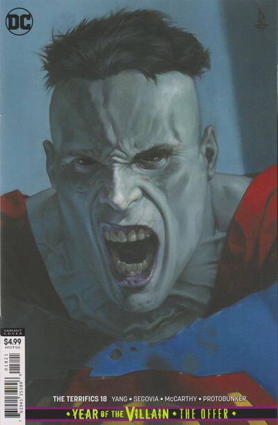 The Terrifics 2018 #18 Riccardo Federici Cardstock Cover - back issue
