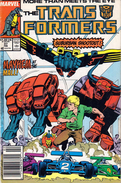 The Transformers 1984 #37 Newsstand ed. - back issue - $3.00