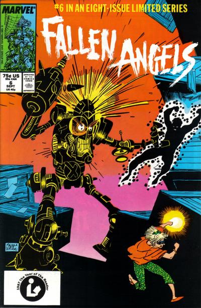 Fallen Angels 1987 #6 Direct ed. - back issue - $5.00