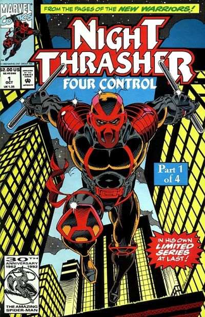 Night Thrasher: Four Control 1992 #1 Direct ed. - back issue - $3.00