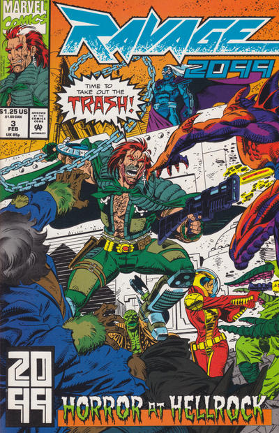 Ravage 2099 1992 #3 Direct ed. - back issue
