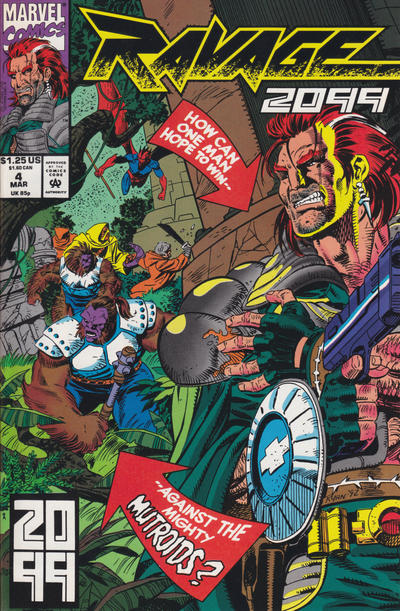 Ravage 2099 1992 #4 Direct ed. - back issue - $3.00