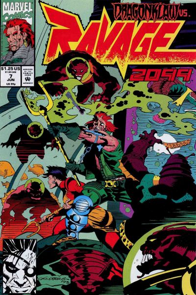 Ravage 2099 1992 #7 Direct ed. - back issue - $3.00