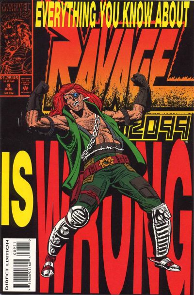 Ravage 2099 1992 #9 Direct Edition - back issue