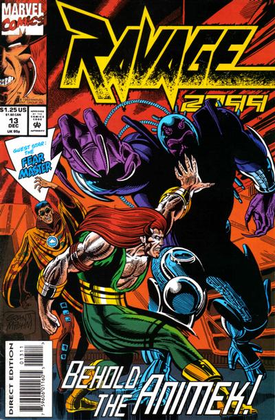 Ravage 2099 1992 #13 Direct Edition - back issue - $3.00