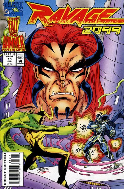 Ravage 2099 1992 #15 Direct Edition - back issue - $3.00