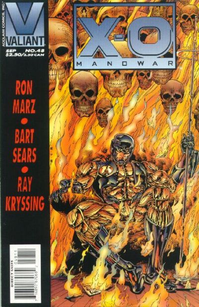 X-O Manowar 1992 #48 - back issue - $2.00