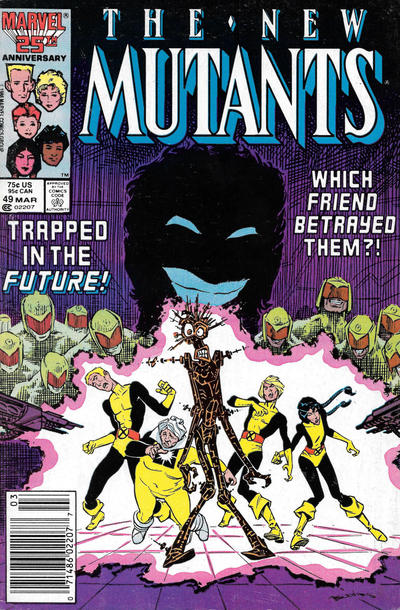 The New Mutants 1983 #49 Newsstand ed. - back issue - $1.00