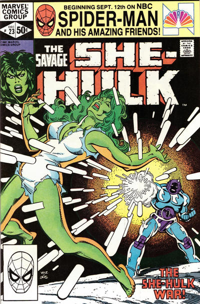 The Savage She-Hulk 1980 #23 Direct ed. - back issue - $4.00