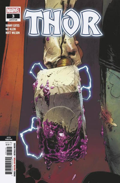 Thor 2020 #3 729 Fifth Printing - Nic Klein - back issue - $4.00