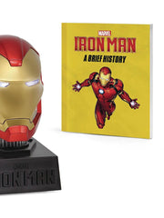MARVEL IRON MAN LIGHT UP METAL HELMET WITH GLOWING EYES