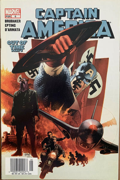 Captain America 2005 #6 Newsstand Cover A - back issue - $60.00
