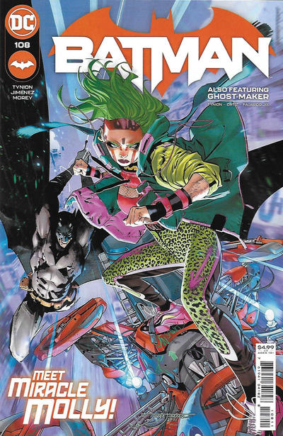 Batman 2016 #108 Jorge Jiménez Cover - back issue - $9.00