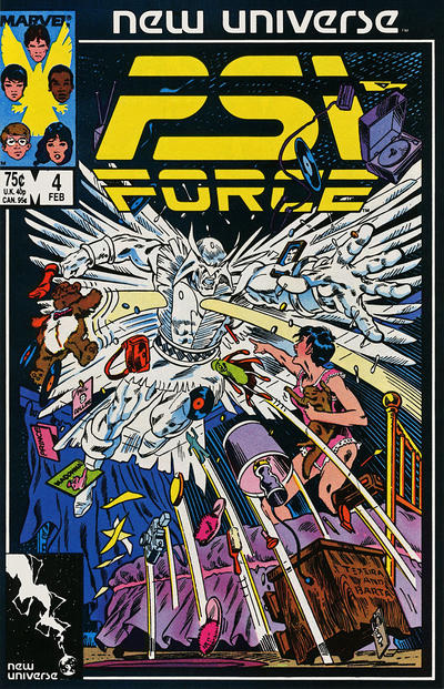 Psi-Force 1986 #4 Direct ed. - back issue - $2.00