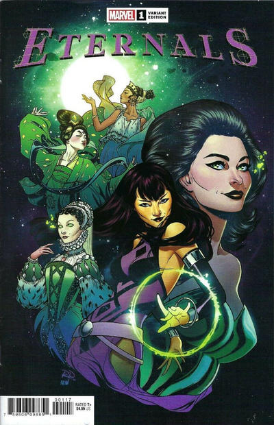 Eternals 2021 #1 Russel Dauterman Variant Cover - back issue - $4.00