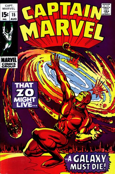 Captain Marvel 1968 #15 - back issue - $20.00