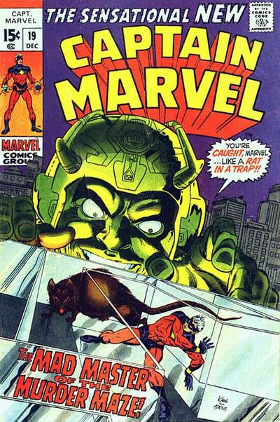 Captain Marvel 1968 #19 - back issue