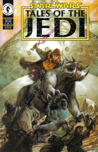 Star Wars: Tales of the Jedi 1993 #2 Regular Edition - back issue - $10.00