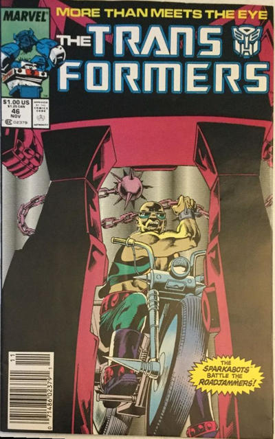 The Transformers 1984 #46 Newsstand ed. - back issue - $3.00