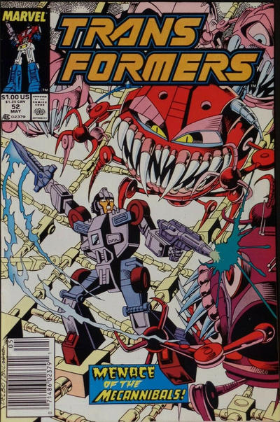 The Transformers 1984 #52 Newsstand ed. - back issue - $4.00