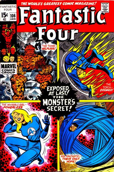 Fantastic Four 1961 #106 - back issue