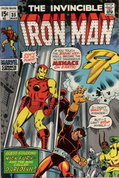 Iron Man 1968 #35 - back issue