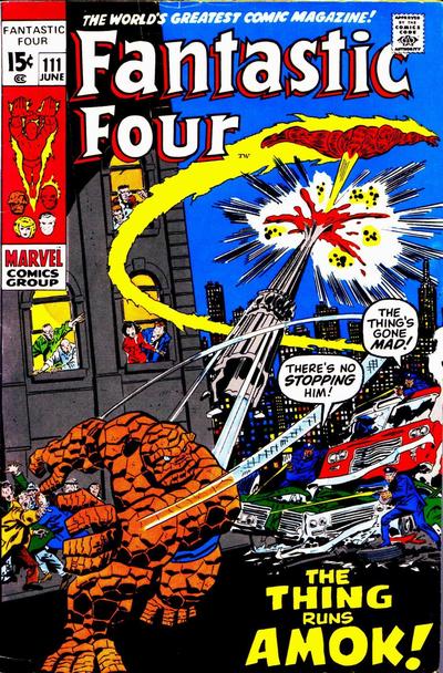 Fantastic Four 1961 #111 - back issue