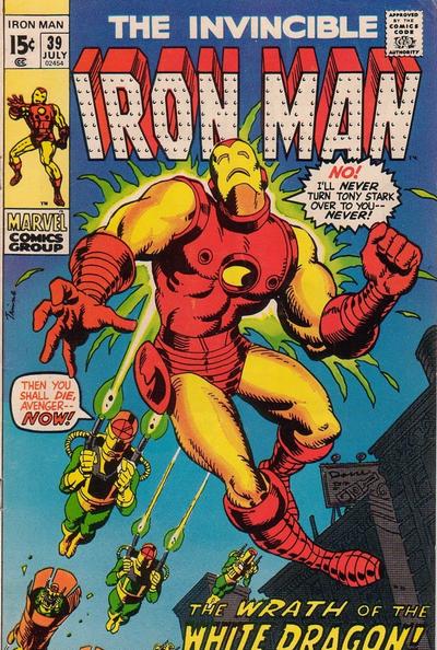 Iron Man 1968 #39 - back issue - $40.00