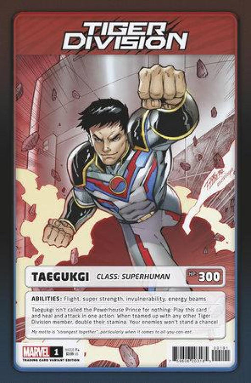 Tiger Division 2023 #1 Ron Lim 'Trading Card Variant' - back issue - $5.00