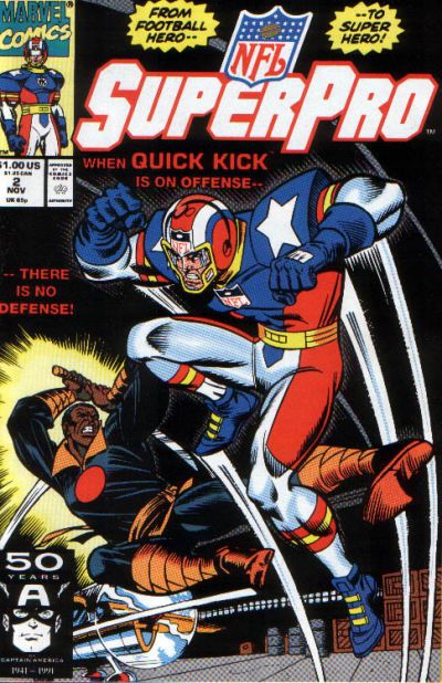 NFL Superpro 1991 #2 Direct ed. - back issue - $4.00