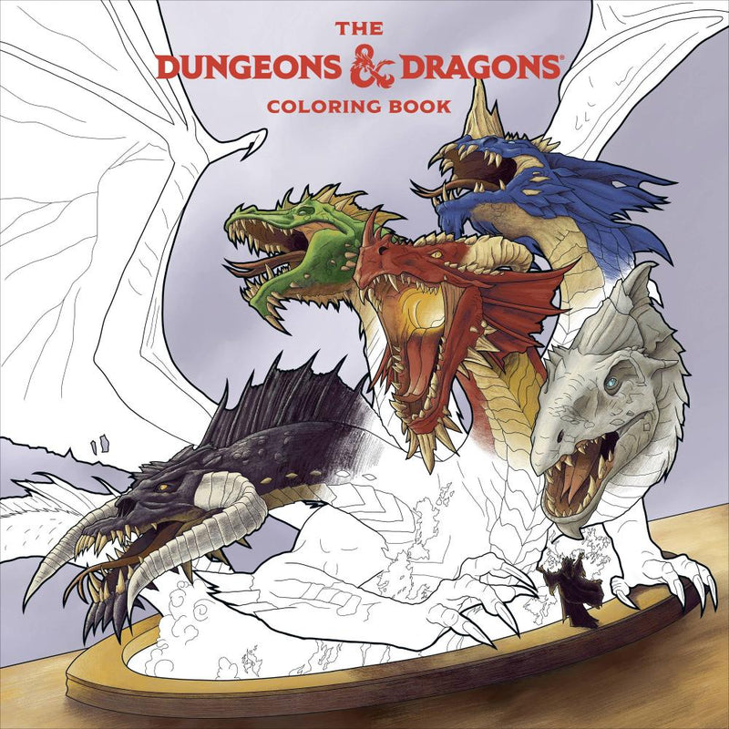 DUNGEONS AND DRAGONS COLORING BOOK