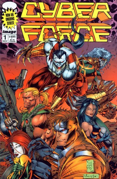 Cyberforce 1993 #1 Direct ed. - back issue - $10.00