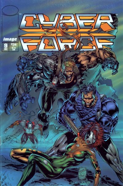 Cyberforce 1993 #9 Direct ed. - back issue - $2.00