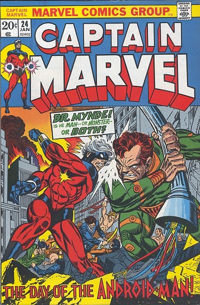 Captain Marvel 1968 #24 - back issue - $8.00