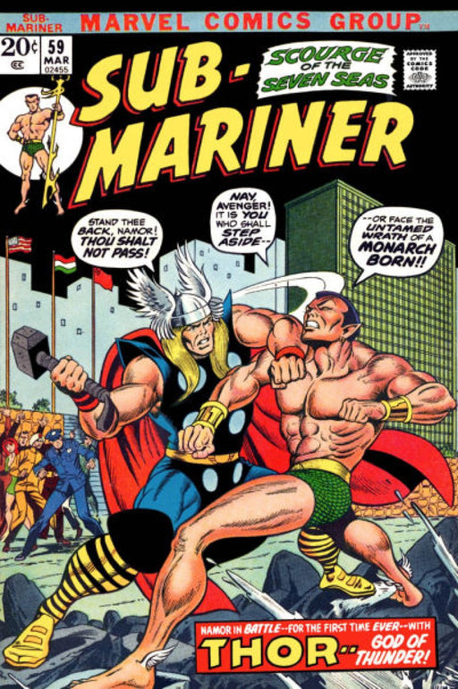 Sub-Mariner 1968 #59 - back issue - $125.00
